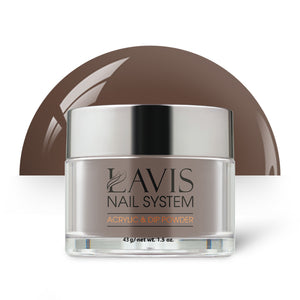 Lavis Acrylic Powder - 271 Cafe Au Lait - Brown Colors by LAVIS NAILS sold by DTK Nail Supply