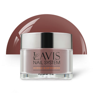 Lavis Acrylic Powder - 273 Terracotta - Vintage Rose Colors by LAVIS NAILS sold by DTK Nail Supply