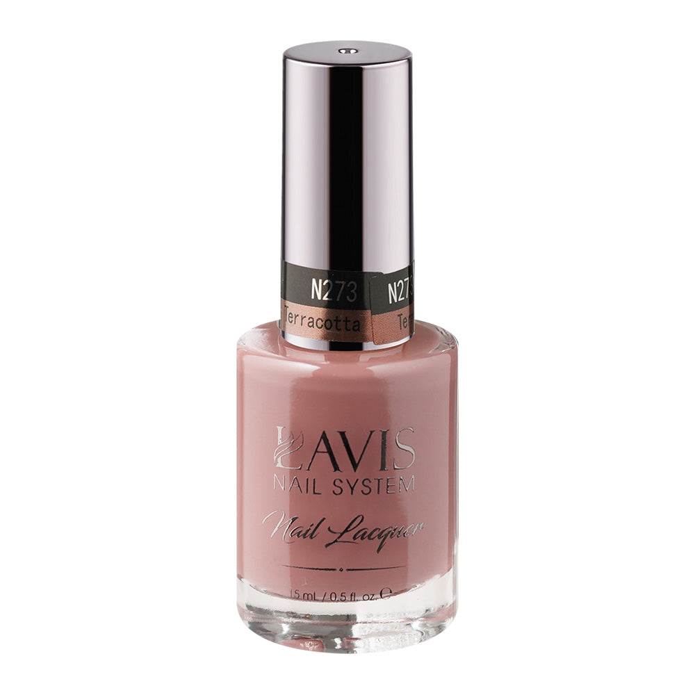 LAVIS Nail Lacquer - 273 Terracotta - 0.5oz by LAVIS NAILS sold by DTK Nail Supply
