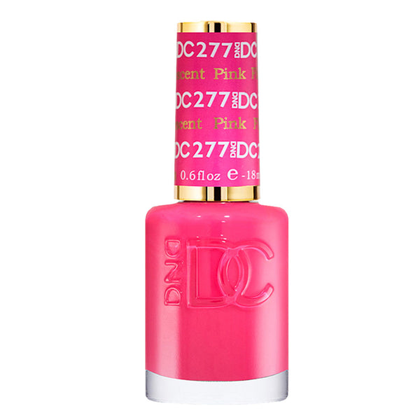 DND DC Nail Lacquer - 277 Pink Colors - Fluorescent Pink by DND DC sold by DTK Nail Supply