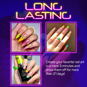 LDS 01 Fire Red - Gel Polish 0.5 oz - Glow In The Dark by LDS sold by DTK Nail Supply