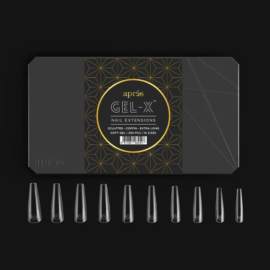 APRES - Gel-X™ Sculpted Coffin Extra Long Box of Tips by Apres sold by DTK Nail Supply