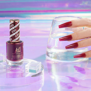 LDS Nail Lacquer - 030 Double Trouble by LDS sold by DTK Nail Supply