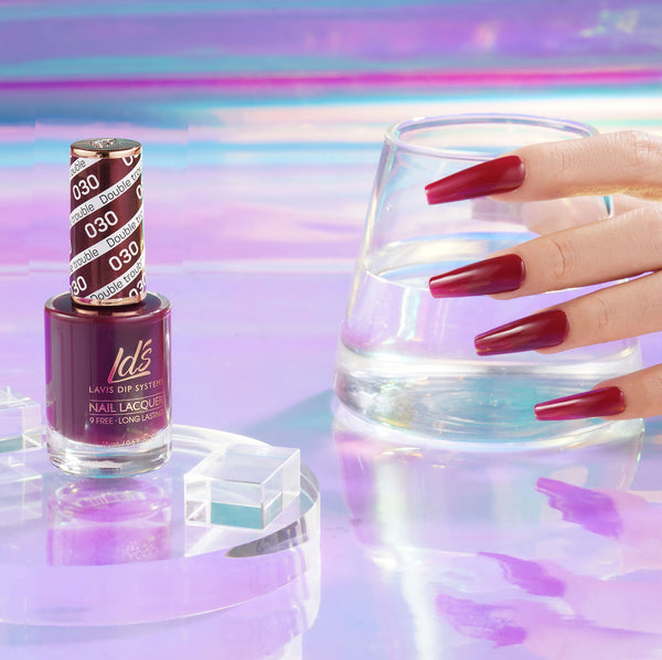 LDS Nail Lacquer - 030 Double Trouble by LDS sold by DTK Nail Supply