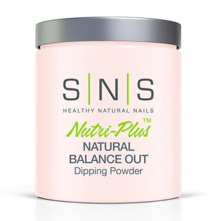  SNS Natural Balance Out Dipping Powder Pink & White - 16 oz by SNS sold by DTK Nail Supply