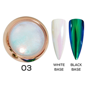 GSD203 - Aurora Chrome Nail Powder - 03 by Chrome sold by DTK Nail Supply