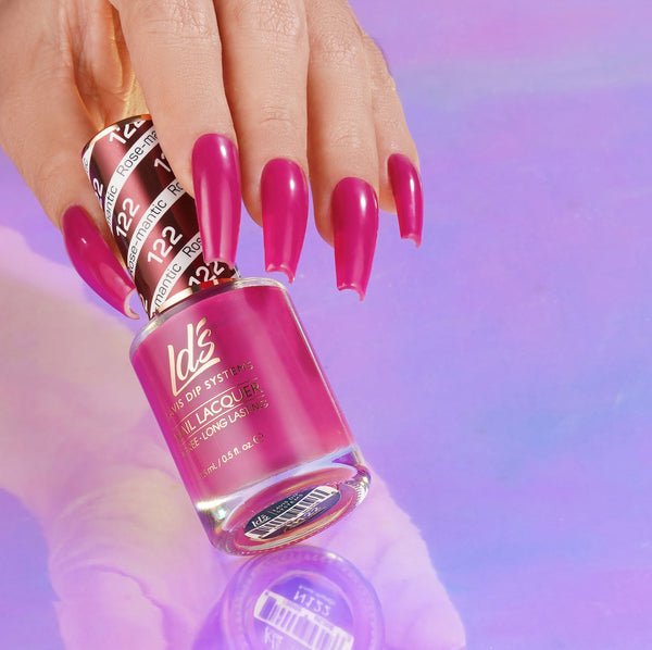LDS Gel Nail Polish Duo - 122 Pink Colors - Rose-Mantic by LDS sold by DTK Nail Supply