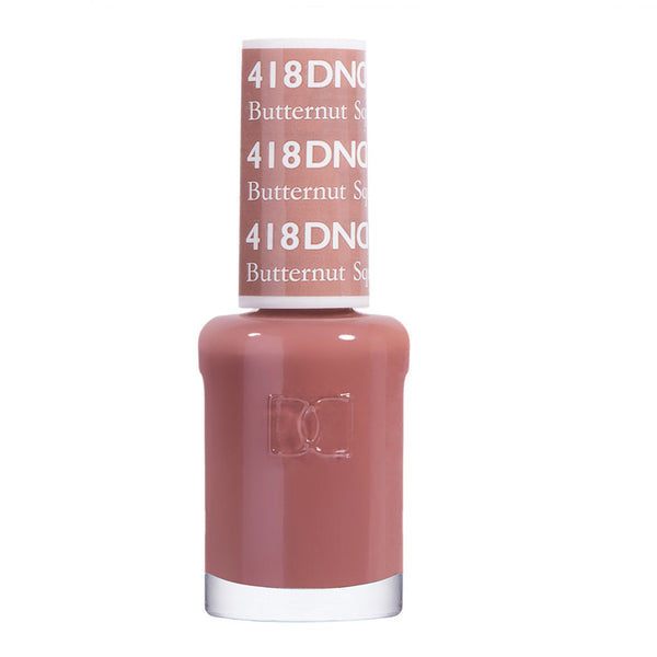 DND Nail Lacquer - 418 Brown Colors - Butternut Squash by DND - Daisy Nail Designs sold by DTK Nail Supply