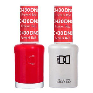  DND Gel Nail Polish Duo - 430 Red Colors - Ferrari Red by DND - Daisy Nail Designs sold by DTK Nail Supply