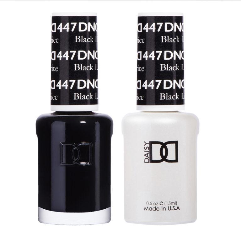 DND Gel Nail Polish Duo - 447 Black Licorice by DND - Daisy Nail Designs sold by DTK Nail Supply