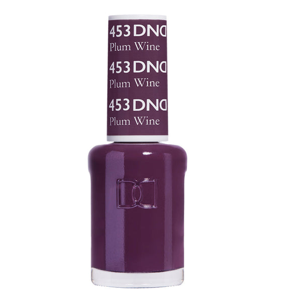 DND Nail Lacquer - 453 Purple Colors - Plum Wine by DND - Daisy Nail Designs sold by DTK Nail Supply