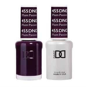DND Gel Nail Polish Duo - 455 Plum Passion by DND - Daisy Nail Designs sold by DTK Nail Supply