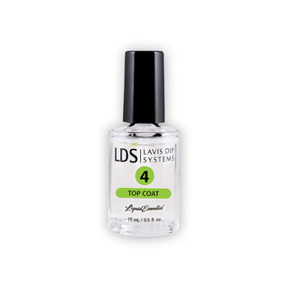  LDS Dipping Powder Essentials #4 Top Coat 0.5 oz (OP) by LDS sold by DTK Nail Supply