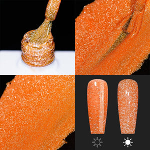 LAVIS Reflective R05 - 18 - Gel Polish 0.5 oz - Neon Lights Reflective Collection by LAVIS NAILS sold by DTK Nail Supply