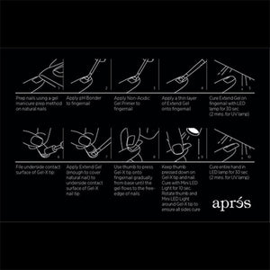 APRES - Gel-X Nail Extension Kit (Black) by Apres sold by DTK Nail Supply