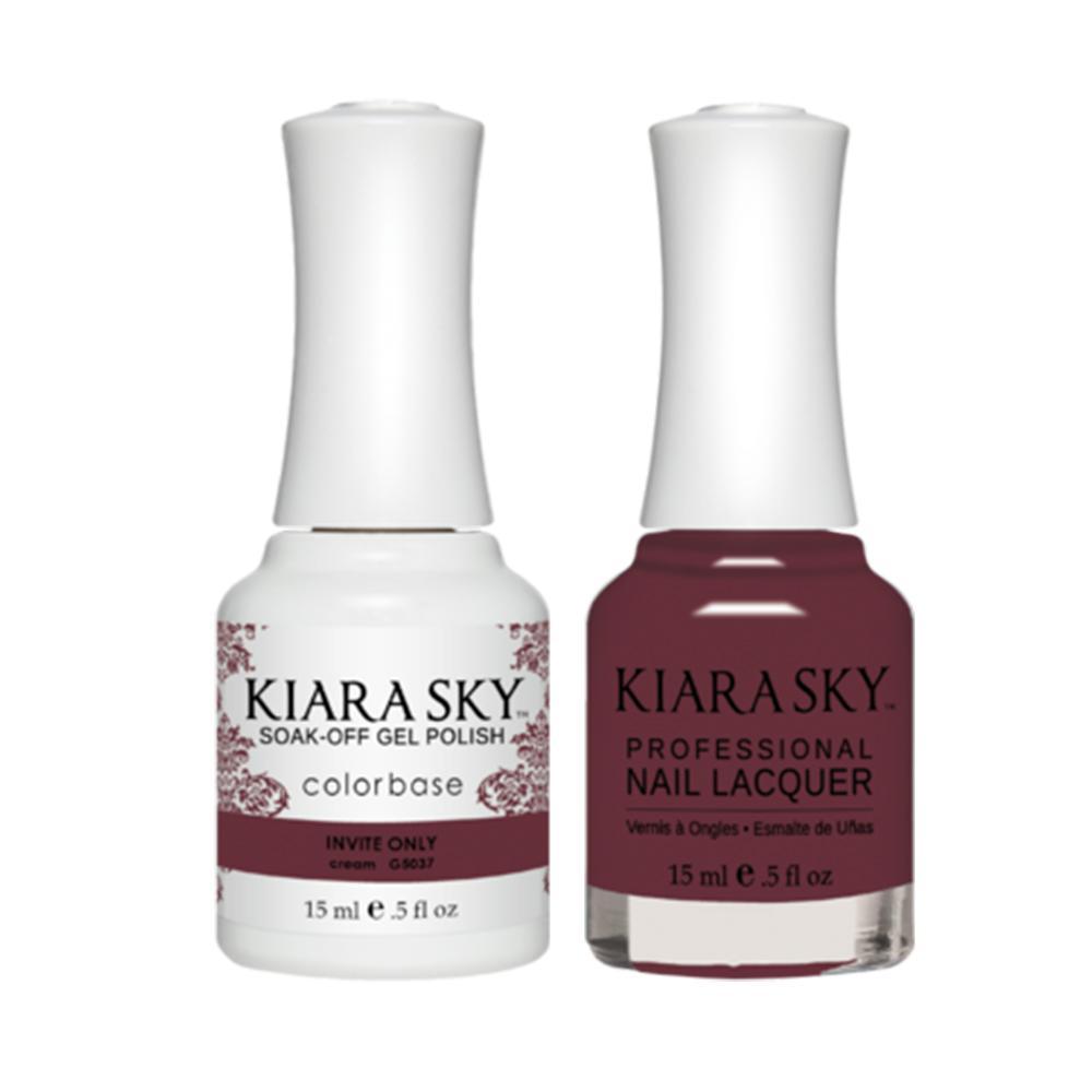 Kiara Sky Gel Nail Polish Duo - All-In-One - 5037 INVITE ONLY by Kiara Sky sold by DTK Nail Supply