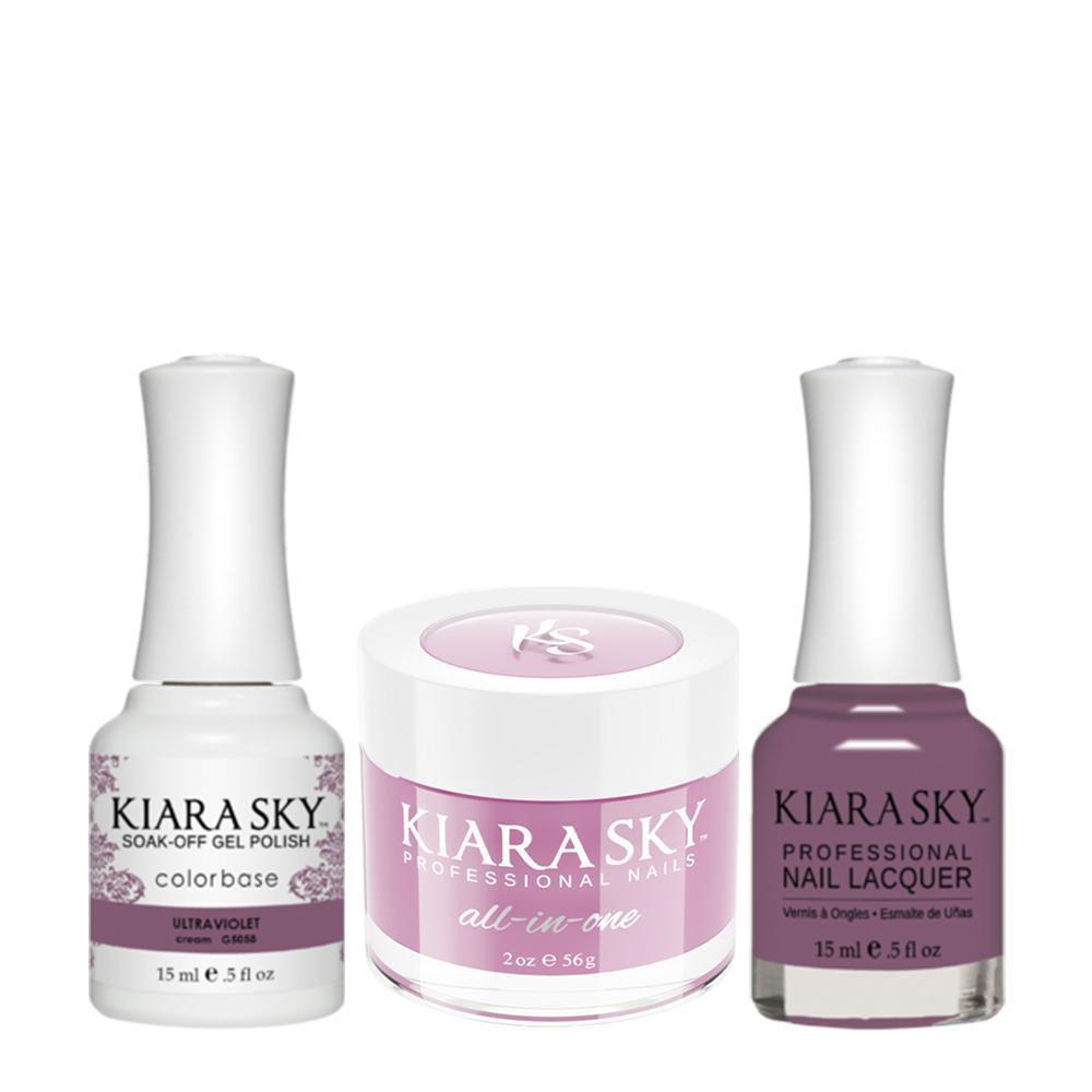 Kiara Sky All-In-One 3 in 1 - 5058 ULTRAVIOLET by Kiara Sky All In One sold by DTK Nail Supply