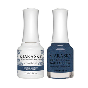 Kiara Sky Gel Nail Polish Duo - All-In-One - 5085 LIKE THIS, LIKE THAT by Kiara Sky sold by DTK Nail Supply