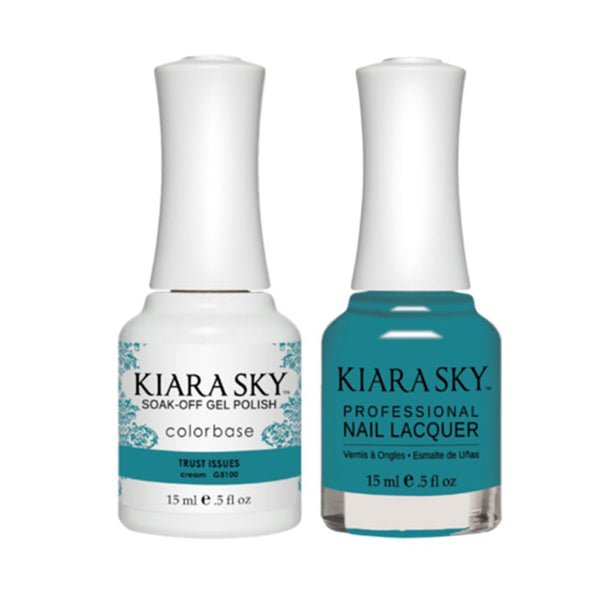 Kiara Sky Gel Nail Polish Duo - All-In-One - 5100 TRUST ISSUES by Kiara Sky sold by DTK Nail Supply