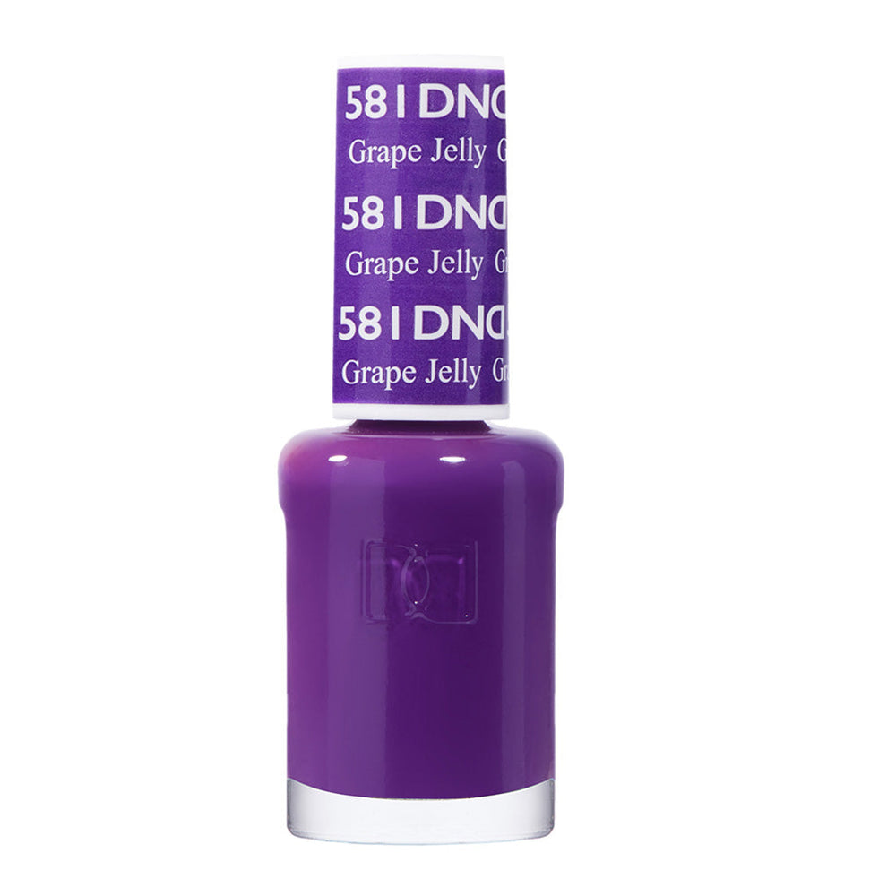 DND Nail Lacquer - 581 Purple Colors - Grape Jelly by DND - Daisy Nail Designs sold by DTK Nail Supply