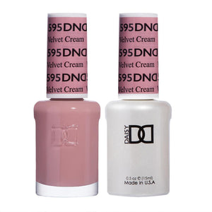 DND Gel Nail Polish Duo - 595 Velvet Cream by DND - Daisy Nail Designs sold by DTK Nail Supply