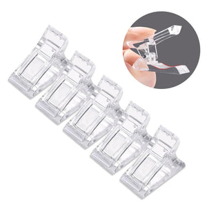 5Pcs Plastic Nails Mold Holder Fashion Extend the Glue Shaping Clip All for Manicure Design by OTHER sold by DTK Nail Supply