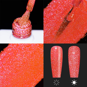 LAVIS Reflective R05 - 19 - Gel Polish 0.5 oz - Neon Lights Reflective Collection by LAVIS NAILS sold by DTK Nail Supply