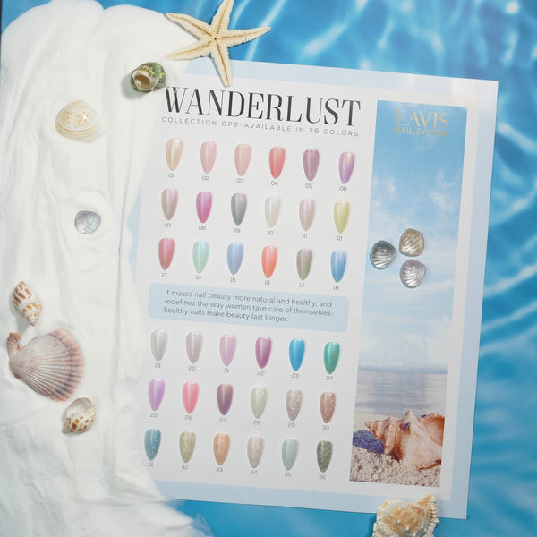 LAVIS OP2 - Set 36 - Gel Polish 0.5 oz - Lavis Wanderlust Collection by LAVIS NAILS sold by DTK Nail Supply
