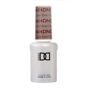 DND Gel Polish - 604 Gray Colors - Cool Gray by DND - Daisy Nail Designs sold by DTK Nail Supply