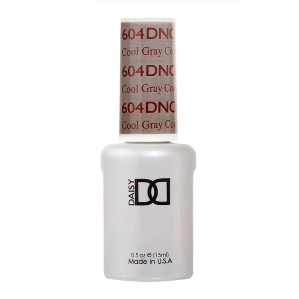 DND Gel Polish - 604 Gray Colors - Cool Gray by DND - Daisy Nail Designs sold by DTK Nail Supply