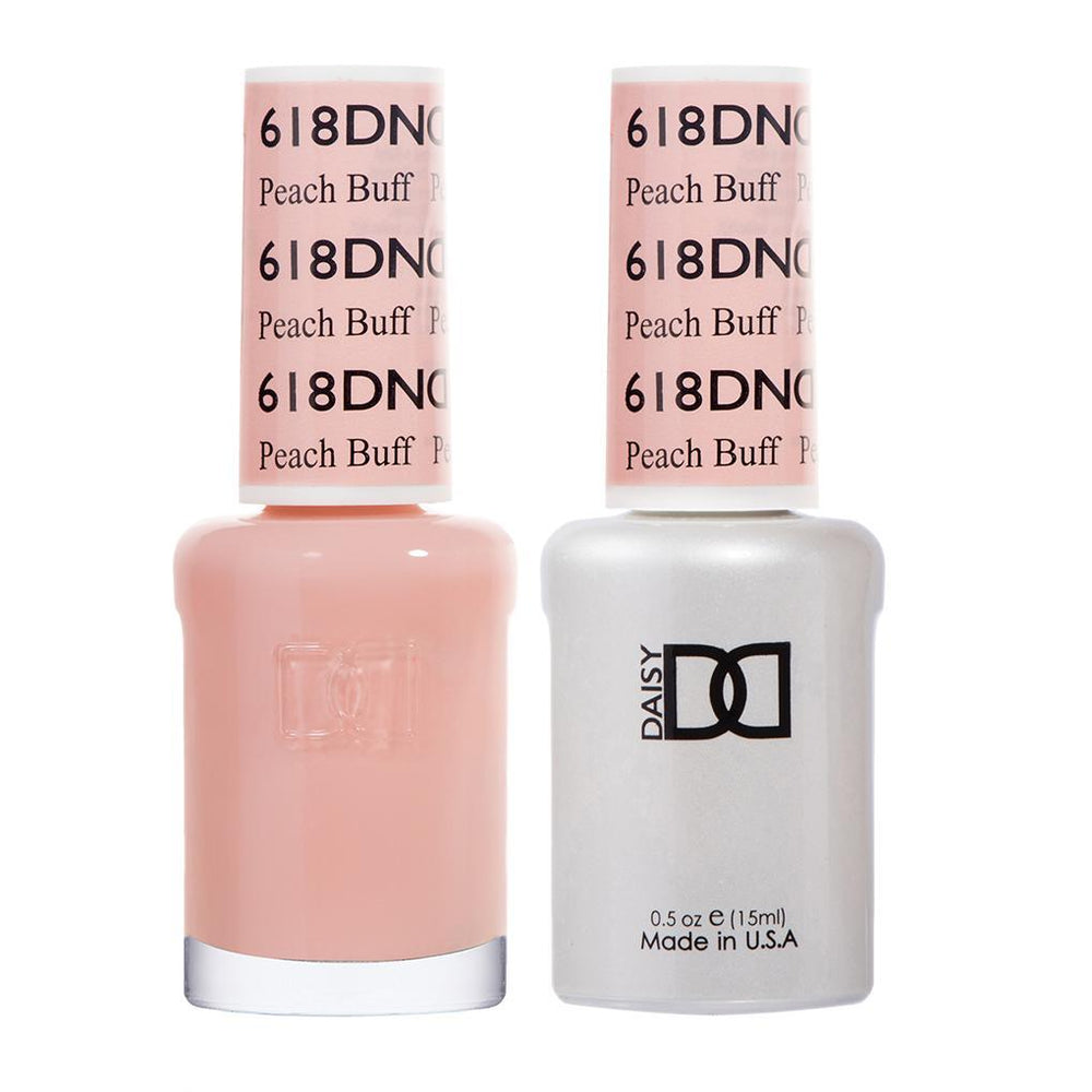 DND Gel Nail Polish Duo - 618 Peach Buff by DND - Daisy Nail Designs sold by DTK Nail Supply