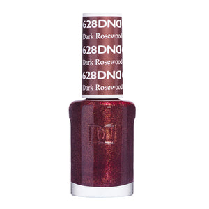 DND Nail Lacquer - 628 Brown Colors - Dark Rosewood by DND - Daisy Nail Designs sold by DTK Nail Supply
