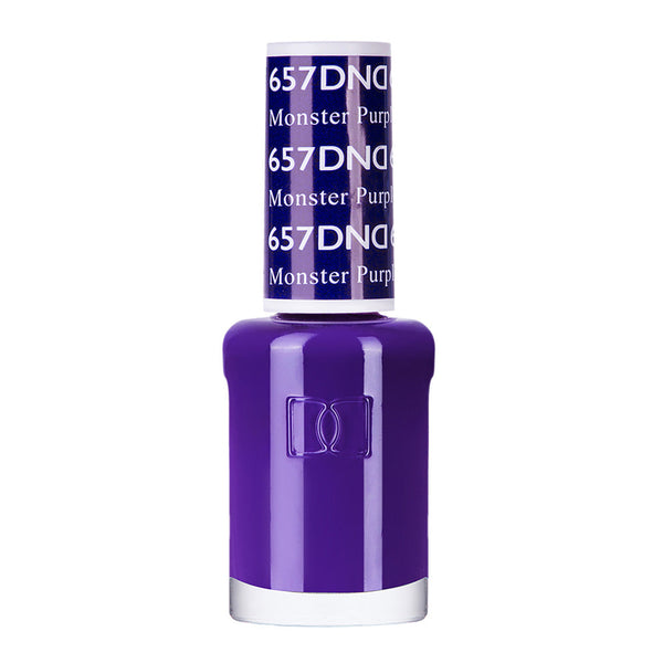 DND Nail Lacquer - 657 Purple Colors - Monster Purple by DND - Daisy Nail Designs sold by DTK Nail Supply