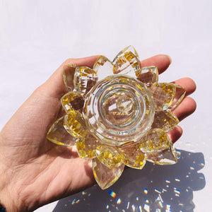 Crystal Lotus Flower Dappen Dish - Gold #4 by Other sold by DTK Nail Supply