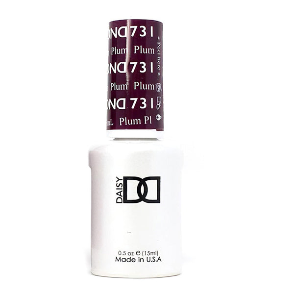 DND Gel Polish - 731 Purple Colors - Plum by DND - Daisy Nail Designs sold by DTK Nail Supply