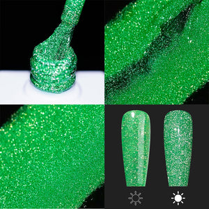 LAVIS Reflective R05 - 21 - Gel Polish 0.5 oz - Neon Lights Reflective Collection by LAVIS NAILS sold by DTK Nail Supply