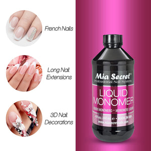 Mia Secret Liquid Monomer by Mia Secret sold by DTK Nail Supply