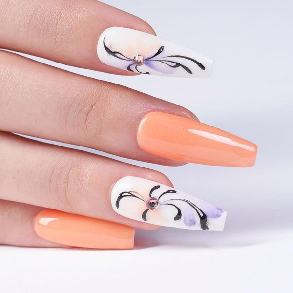 LDS Draw Painting Gel Nails Polish Nail Art Kit (03, 04, 05, 06, 09, 10, 12 and 1 Liner Brush) by LDS sold by DTK Nail Supply