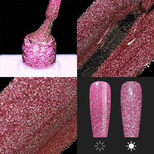 LAVIS Reflective R05 - 23 - Gel Polish 0.5 oz - Neon Lights Reflective Collection by LAVIS NAILS sold by DTK Nail Supply