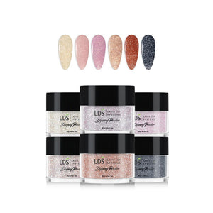 LDS Bridal Collection 1oz/ea (06 Colors): 153, 154, 155, 156, 157, 158 by LDS sold by DTK Nail Supply