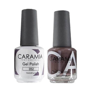  Caramia Gel Nail Polish Duo - 052 Gray Colors by Caramia sold by DTK Nail Supply