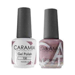 Caramia Gel Nail Polish Duo - 130 Gray Colors by Caramia sold by DTK Nail Supply