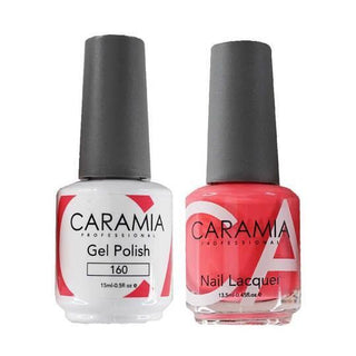  Caramia Gel Nail Polish Duo - 160 Pink, Neon Colors by Caramia sold by DTK Nail Supply