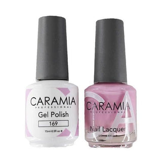  Caramia Gel Nail Polish Duo - 169 Beige, Pink Colors by Caramia sold by DTK Nail Supply