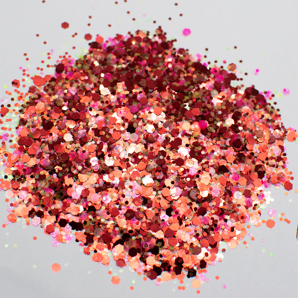 LDS Confetti Glitter Nail Art - 0.5oz CF05 Hotness by LDS sold by DTK Nail Supply