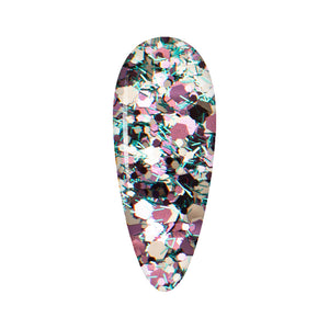 LDS Confetti Glitter Nail Art - 0.5oz CF04 Moon Prism by LDS sold by DTK Nail Supply