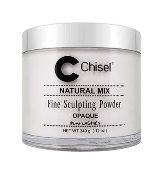  Chisel Acrylic Fine Sculpting Powder - Natural Mix (Opaque) - 12oz by Chisel sold by DTK Nail Supply