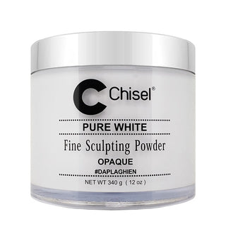  Chisel Acrylic Fine Sculpting Powder - Pure White (Opaque) - 12oz by Chisel sold by DTK Nail Supply