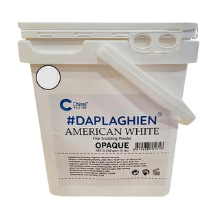  Chisel Daplaghien Powder Pink & White - American White - 5lbs by Chisel sold by DTK Nail Supply