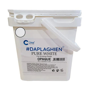  Chisel Daplaghien Powder Pink & White - Pure White - 5lbs by Chisel sold by DTK Nail Supply